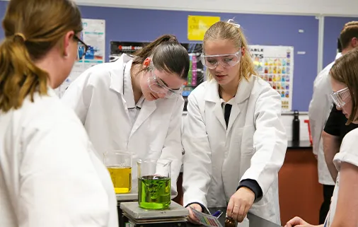 Students in a Science class